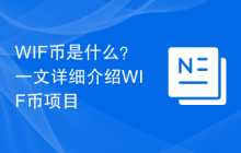 WIF币是什么？一文详细介绍WIF币项目