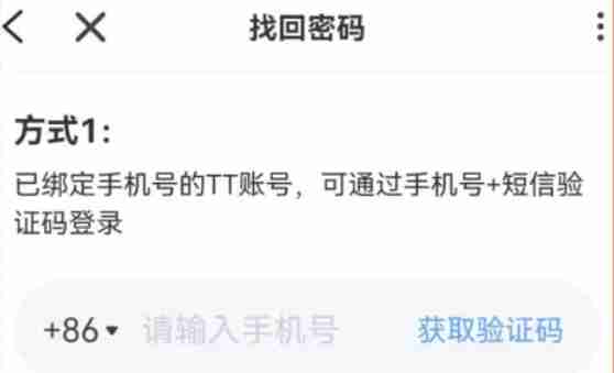 TT语音怎么找回密码_TT语音找回密码的方法