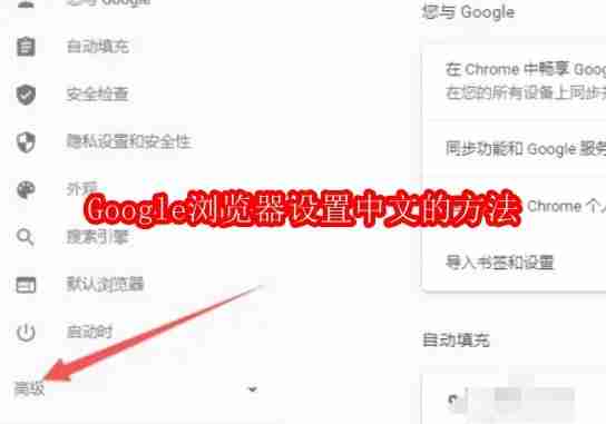 Google浏览器怎么设置中文