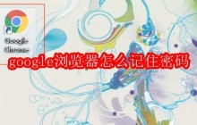 google浏览器怎么记住密码