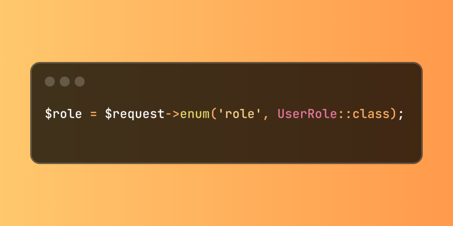 LaravelのPHP enumsでの処理をリクエストします
