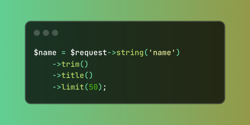 laravel＆＃039; s string（）メソッドを使用したスト​​リップ操作を合理化します