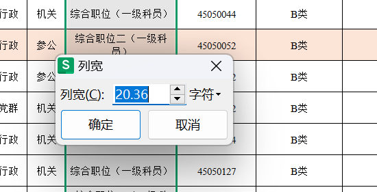 Excel表格如何调整表格大小