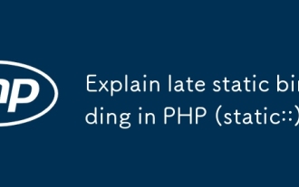 Explain late static binding in PHP (static::).