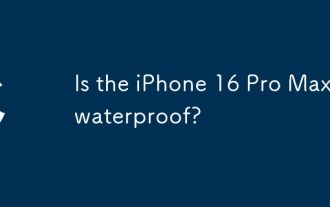 iPhone 16 Proの最大防水ですか?