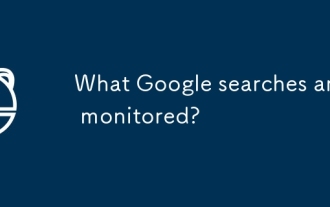 어떤 Google 검색이 모니터링됩니까?