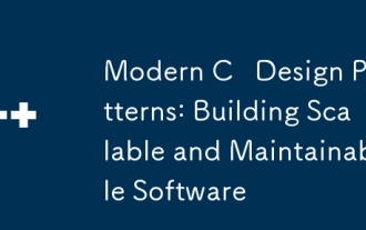 Modern C   Design Patterns: Building Scalable and Maintainable Software