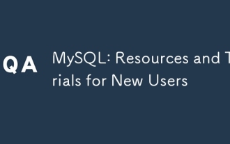 MySQL: Resources and Tutorials for New Users