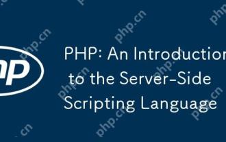 PHP: An Introduction to the Server-Side Scripting Language