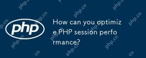 How can you optimize PHP session performance?