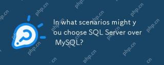 Dalam senario apa yang mungkin anda pilih SQL Server melalui MySQL?