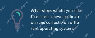 What steps would you take to ensure a Java application runs correctly on different operating systems?