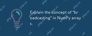 Explain the concept of 'broadcasting' in NumPy arrays.