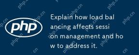 Explain how load balancing affects session management and how to address it.