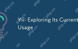 Yii: explorer son utilisation actuelle