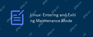 Linux:メンテナンスモードの入力と終了