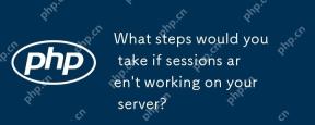 What steps would you take if sessions aren't working on your server?