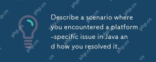 描述一个方案,您在Java中遇到了一个特定于平台的问题以及如何解决。