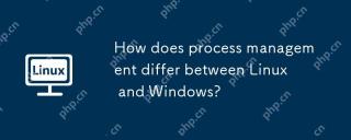 How does process management differ between Linux and Windows?