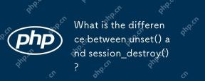 What is the difference between unset() and session_destroy()?