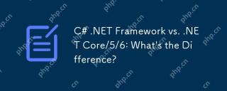 C# .NET Framework vs. .NET Core/5/6: What's the Difference?