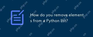How do you remove elements from a Python list?