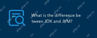 JDK和JVM有什麼區別?