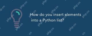 您如何将元素插入python列表中?