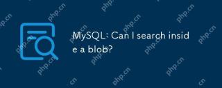 MySQL: Bolehkah saya mencari di dalam gumpalan?
