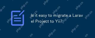 Is it easy to migrate a Laravel Project to Yii?