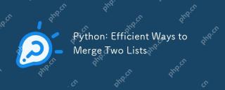 Python: Cara yang cekap untuk menggabungkan dua senarai