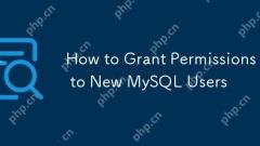 So erteilen Sie neue MySQL -Benutzer Berechtigungen