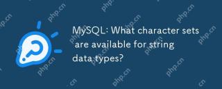 MySQL: Apa set aksara tersedia untuk jenis data rentetan?
