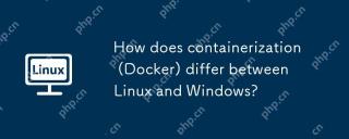 How does containerization (Docker) differ between Linux and Windows?