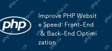 Improve PHP Website Speed: Front-End & Back-End Optimization
