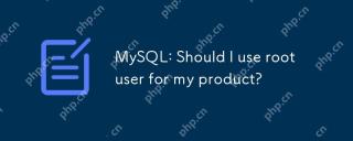 MySQL: Should I use root user for my product?