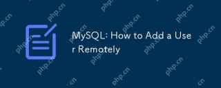 mysql:如何远程添加用户