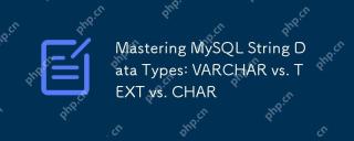 掌握mySQL字符串数据类型:varchar vs.文本与char
