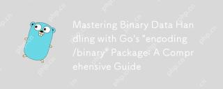 Mastering Binary Data Handling with Go's 'encoding/binary' Package: A Comprehensive Guide