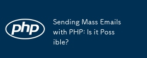 Sending Mass Emails with PHP: Is it Possible?