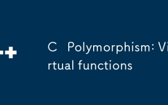 C Polymorphism: Virtual functions