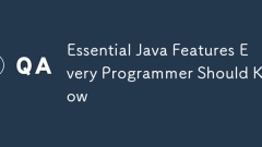 Ciri -ciri Java Penting Setiap Pengaturcara Harus Tahu