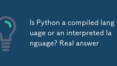 Adakah Python adalah bahasa yang disusun atau bahasa yang ditafsirkan? Jawapan sebenar