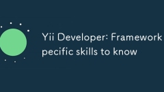 Yii Developer: Framework Specific skills to know