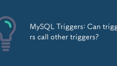 MySQL Triggers: les déclencheurs peuvent-ils appeler d'autres déclencheurs?