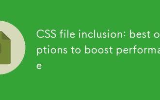 CSS file inclusion: best options to boost performance
