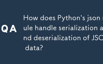Bagaimanakah modul JSON Python mengendalikan siri dan deserialization data JSON?