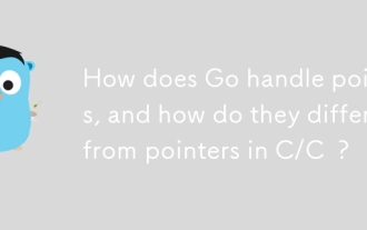 How does Go handle pointers, and how do they differ from pointers in C/C ?
