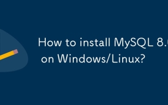 Comment installer MySQL 8.0 sur Windows / Linux?