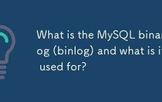 What is the MySQL binary log (binlog) and what is it used for?